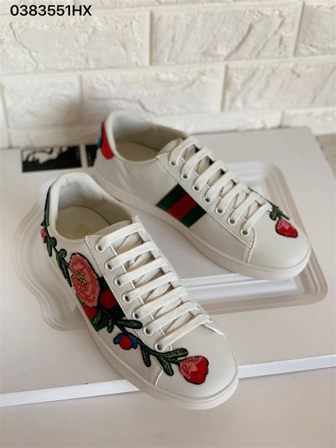 gucci floral sneakers fake|gucci ace embroidered sneakers.